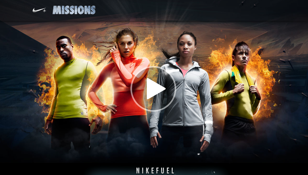 Nike takes gamification to the next level with NikeFuel Missions Digital Sport