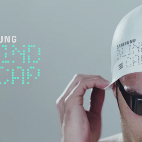 Samsung presents the ‘Blind Cap’ for Paralympic swimmers