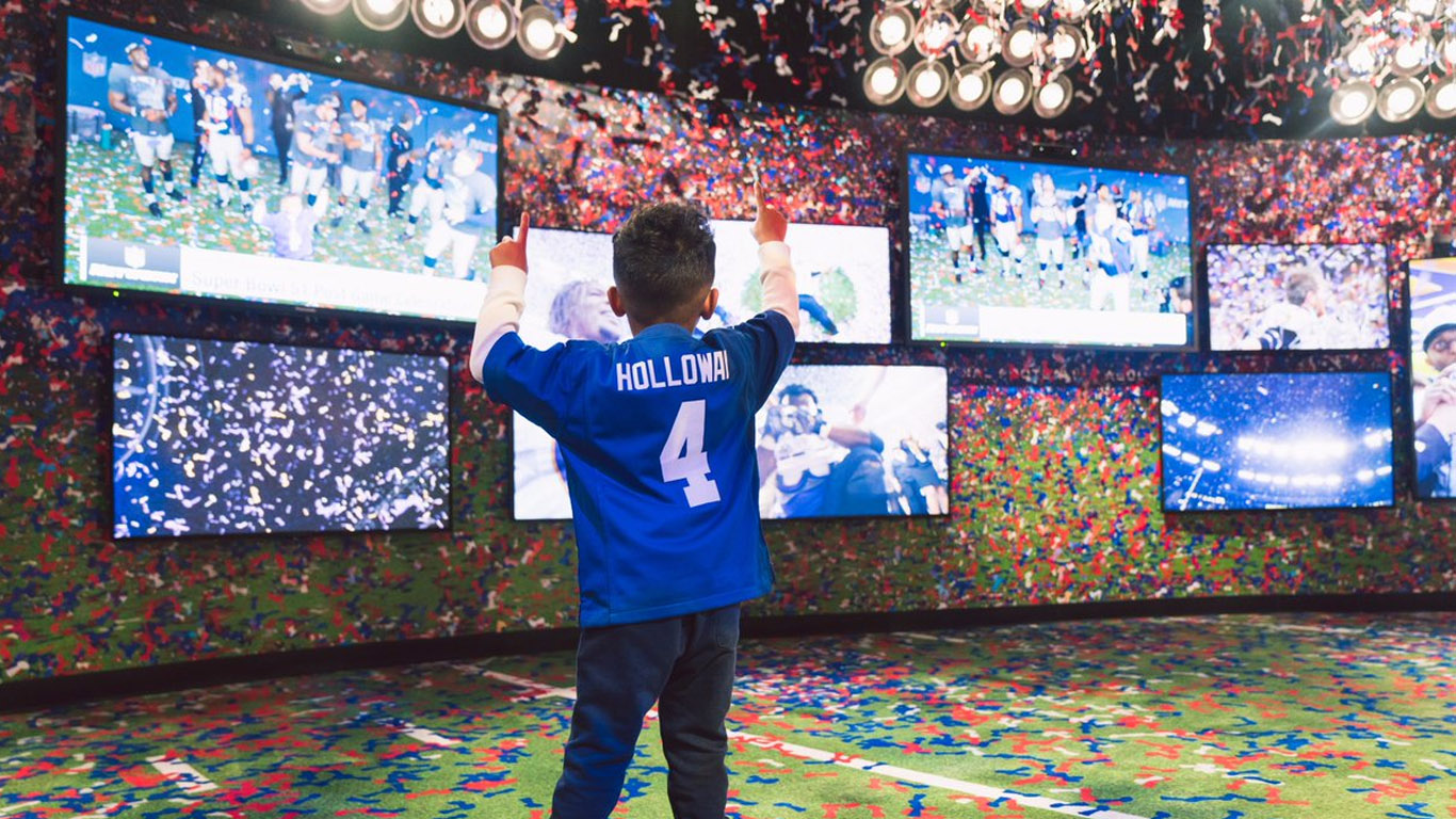 First Views Of The New NFL Experience Times Square