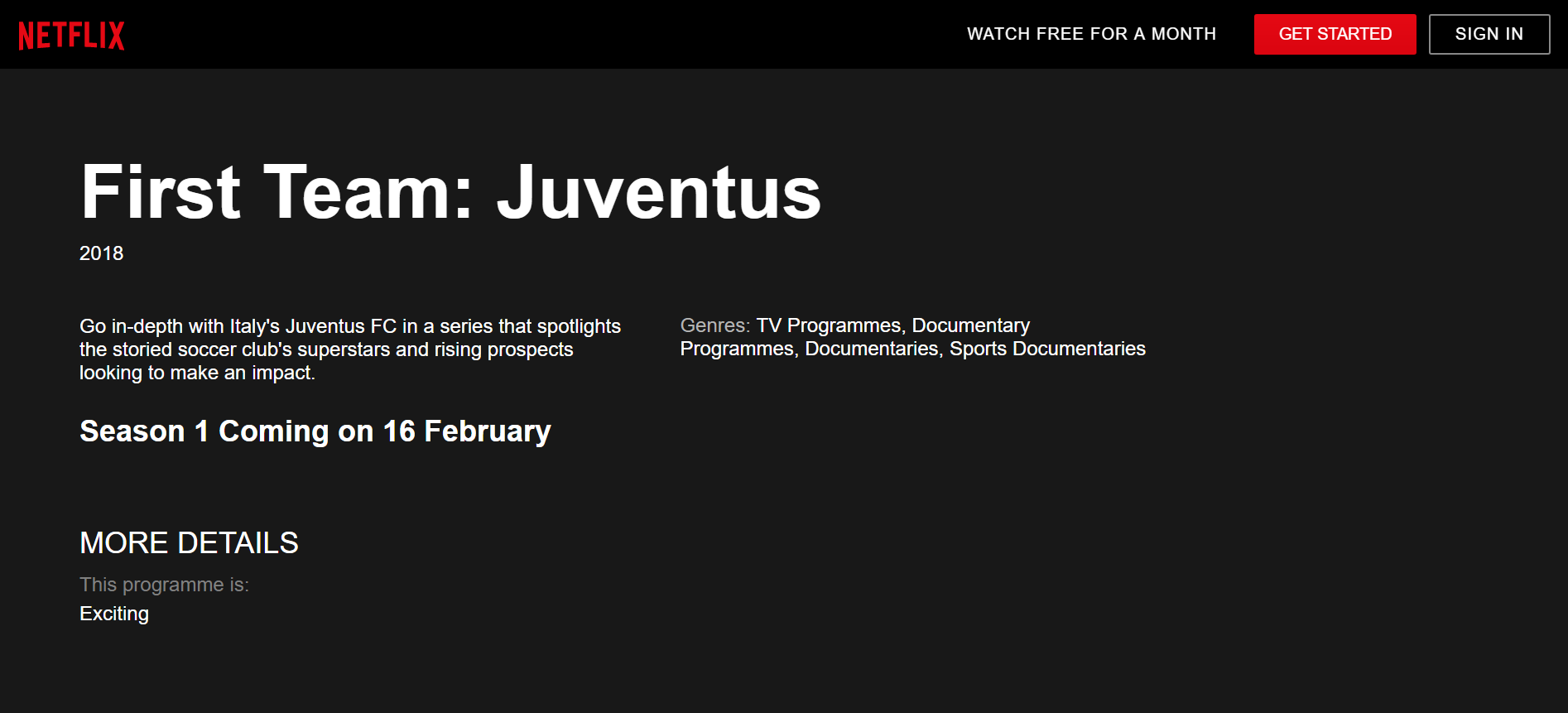 Juventus and Netflix announce release date for docuseries First Team:  Juventus