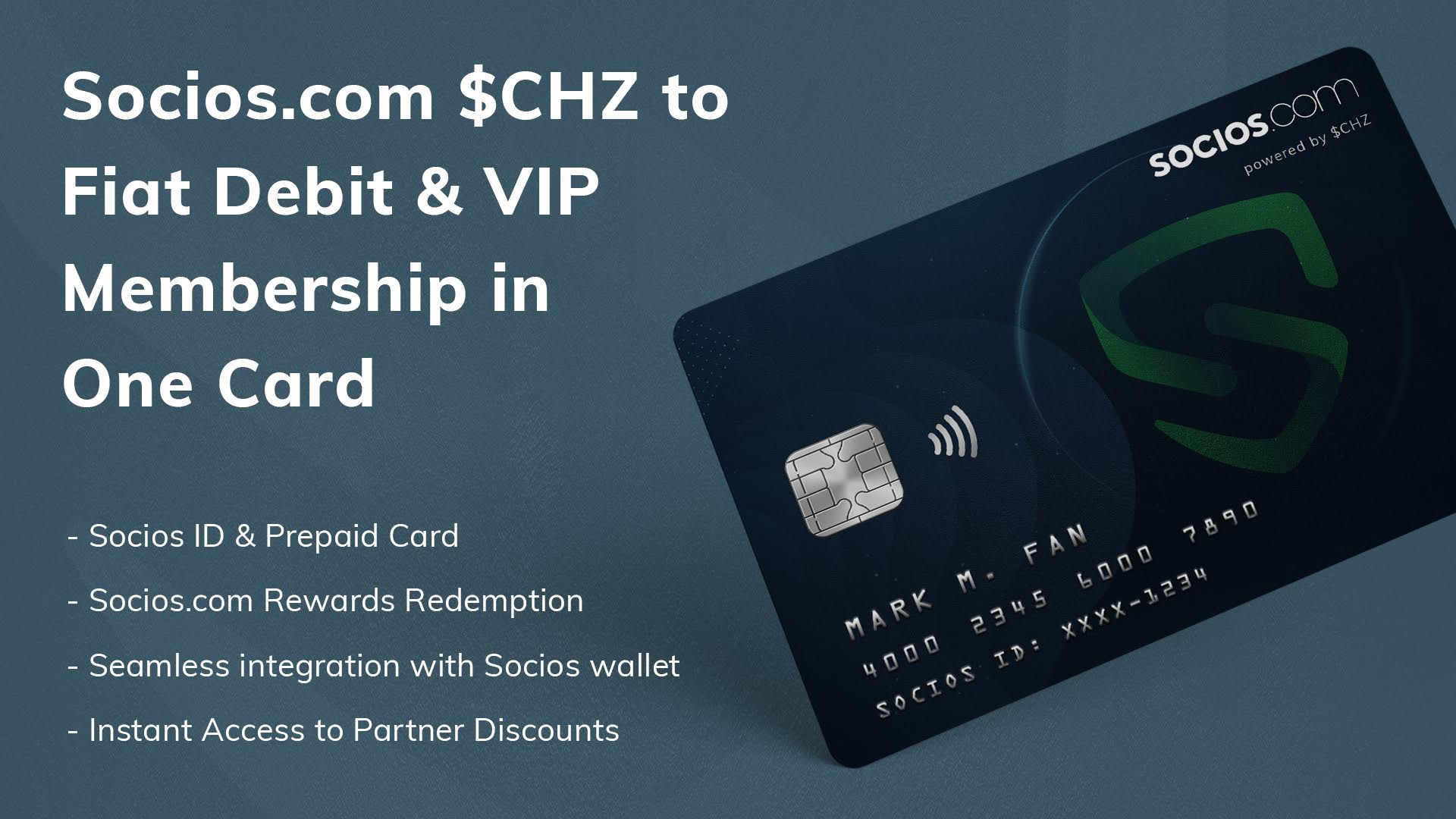 Socios.com to launch crypto to Fiat debit/membership card ...